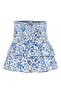 Rachel Blue Floral Skirt - 5