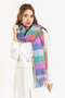 Plaid Wool Shoulder Shawl - 70x200 CM - Durable Acrylic - 4