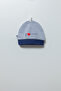 Navy Blue I Love You Printed Hat - 4