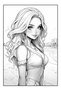 Anime Coloring Book for Teens (64 Full Page Colorings) - 6