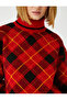 Diamond Patterned Turtleneck Sweater Knitwear - 5