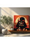 لوحة قماشية قديمة من Darth Vader - ديكور حائط من القماش - 2