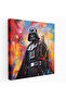 لوحة قماشية بتصميم تجريدي من Darth Vader - متعبير