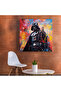 لوحة قماشية بتصميم تجريدي من Darth Vader - متعبير - 3
