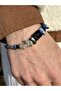 Libra Anchor Lapis Lazuli Natural Stone Unisex Bracelet Lapis Libra Zodiac Bracelet - 5