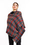 Double Sided Plaid Scottish Pattern Shawl Scarf-Shoulder Shawl Brown - 7