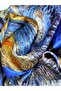 Silk Bandana Scarf| Van Gogh Starry Night| Nomads Felt - 6