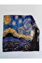 Silk Bandana Scarf| Van Gogh Starry Night| Nomads Felt - 3