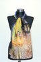 100% Silk Scarf| 32x160cm| Van Gogh Cafe Terrace|