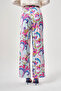 Patterned Wide Leg Lilac Trousers - 5