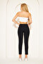 Monera Non-Fading Black High Waist Lycra Mom Jeans 2024 - 4