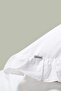 Snow White Farballi - Ruffled Cotton Vintage Hotel Series Double Duvet Cover Set - 4