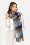 Plaid Wool Shoulder Shawl - 70x200 CM - Durable Acrylic - 5