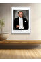 Single Framed Ataturk Portrait Poster Painting Ata012