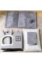 Cat House Soft Cat Bed Deep Sleep And Winter House Removable Cushion -villa (GREY) 1 Piece - 4