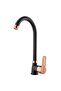 İnci Mix Black - Copper Sink Faucet (Long Pipe)