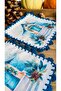 2 Pieces Decorative Turquoise Patterned Cocktail Coffee Serving Napkin - 5