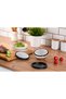 Poody 4-Piece Stainless Steel Baby Food Container with Grater Apparatus