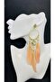 Handmade Women's Single Feather Earrings - 2
