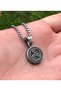 Small Size Scandinavian Figures with Nordic Symbol 316L Steel Stainless & Non Tarnish Unisex Necklace - 4