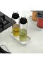 3-Piece Bathroom Set Solid Soap Dispenser with Reservoir, Liquid Soap Dispenser and Organizer, Oil Pot, Vinegar Pot - 5