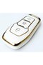 For Ford Fusion Edge Explorer Mustang Smart Key Control Case Auto Keychain White - 3