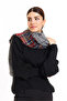 Double Sided Plaid Scottish Pattern Shawl Scarf-Shoulder Shawl Brown - 2