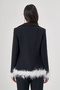 Furry Luxury Black Jacket - 5