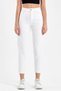 Women's High Waist White Boyfriend Jeans Lycra Flexible Jeans 2024