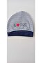 Navy Blue I Love You Printed Hat - 3