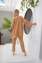 woven-wavy-fabric-with stones-kimono-pants-set - 3
