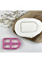 Label Ceramic Mud Mold 4 Pieces