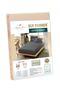 180x200 Elastic Sheet Set Oversize High Beds Cotton-polyester Claret Red - 4