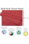 Red Pelur Paper 1kg 70X100 cm - Economic Series - 68-72 Sheets - 4
