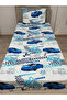 Single Sheet Elastic Duvet Cover Set Car - 3