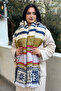Winter Themed Color Block Soft Touch Thick and Wide Premium Scarf (200 cm X 60 cm) - 6
