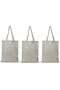 Unprinted Cloth Bag 35x40 with Handle Natural 3 Pieces
