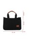 THE TOTEBAG 3-Compartment Women's Bag Black - 2