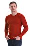 Tile Slim Fit Corded Crew Neck Wool Knitwear Sweater