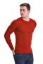 Tile Slim Fit Corded Crew Neck Wool Knitwear Sweater - 4