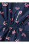 Girl's Rainbow Patterned 10000mm Water and Windproof Ski Jumpsuit - 4