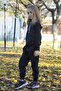 Kangaroo Pocket Hooded Unisex Girl Boy's Tracksuit Set - 6