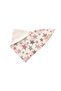 100% Organic Cotton Fabric Double Layer, Pink Star Baby Drool Bib & Scarf for TRIANGLE - 2