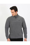 Regular Fit Men's Fleece – Zippered Collar, Non-Pilling, Winter - 6
