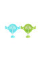 Click Lock Spout Drinking Cup with Straw, 6 months, 207ml, blue & green, Pack of 2 - 6