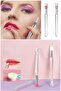 3-Piece Eye, Lip, Nail Makeup Brush New Generation, Multifunctional Soft Silicone Applicator Set - 5