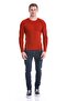 Tile Slim Fit Corded Crew Neck Wool Knitwear Sweater - 2