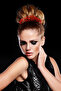 Dense Crystal Jewelled Bridal Henna Crown Bridal Wedding Crown Red