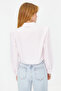 Lila Crop Regular Normal Fit Woven Shirt Twoss23Go00117 - 6
