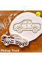 Car Ceramic Mud Mold Set - 3 Pieces - 2